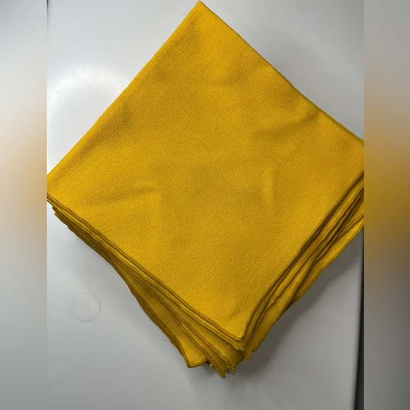 Dining 12 Vintage Harvest Gold Yellow Cloth Napkins Poshmark